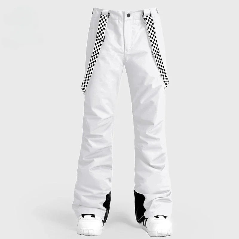 Winter Women Skiing Pants 2025 Outdoor Overalls Waterproof Windproof Snow Trousers Adult Warm Ski Pants Snowboard Sport Clothing