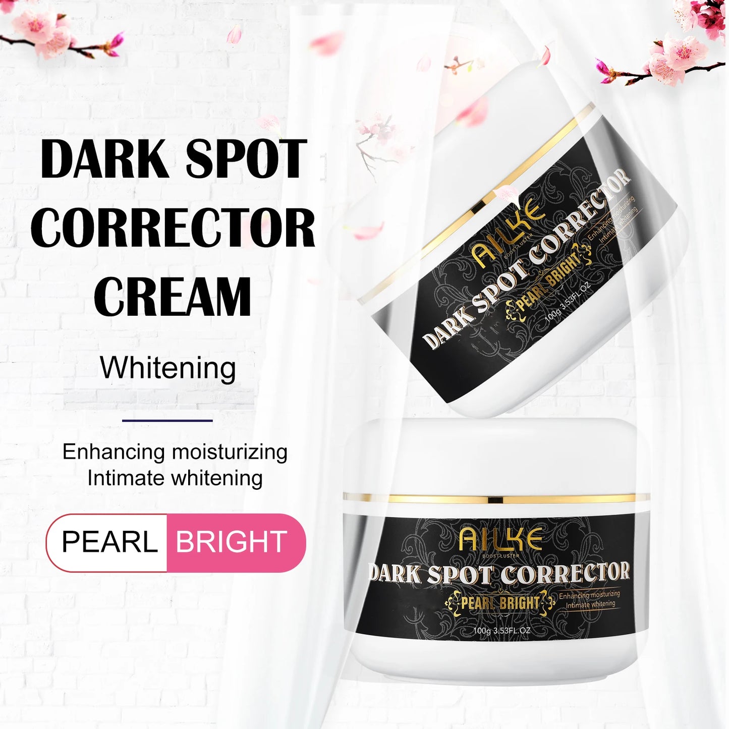 AILKE Collagen Whitening Set For All Skin Types, Lightening, Reduce Dark Spots, Freckles, Hyperpigmentation, Even Skin Tone