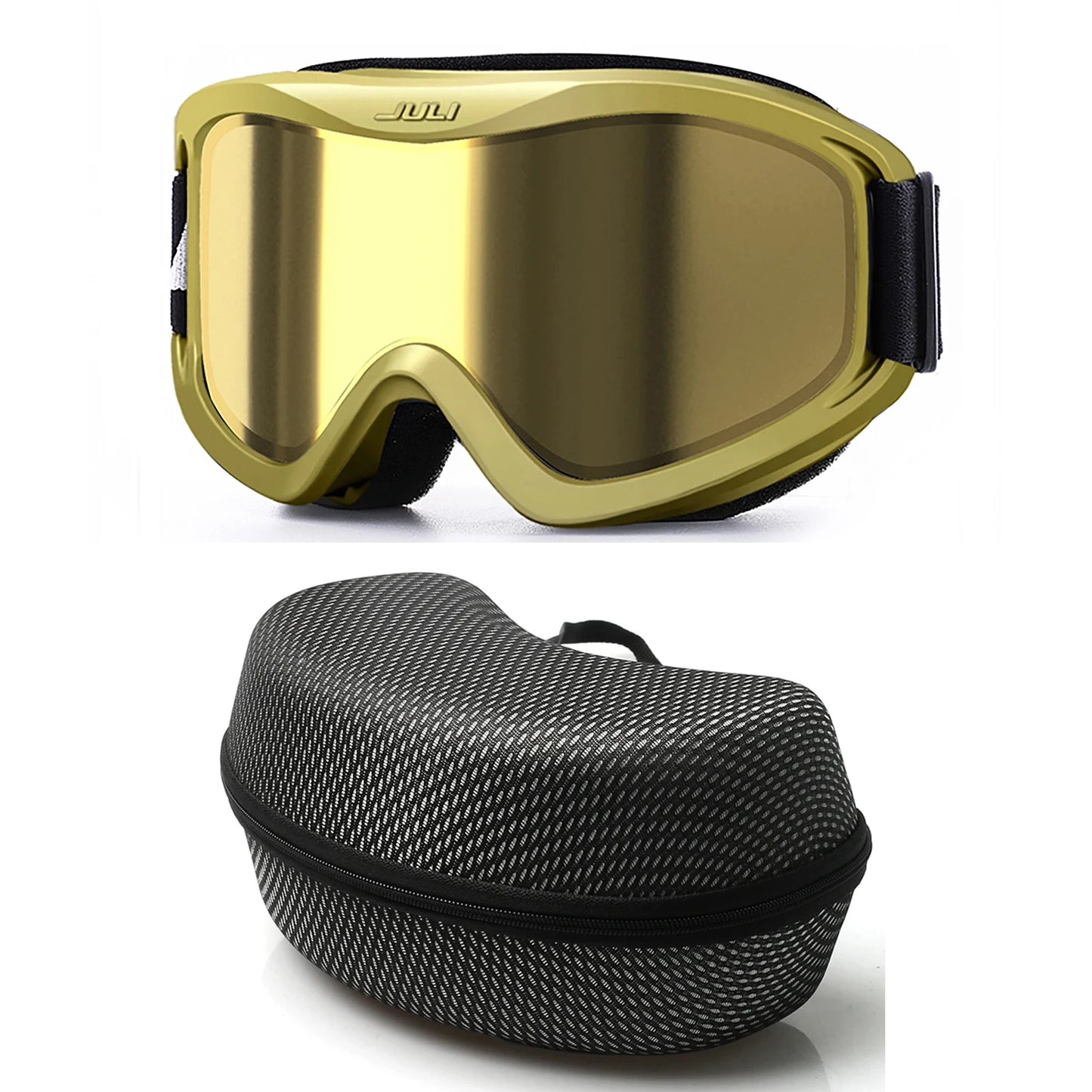 MAXJULI Professional Ski Goggles Double Layer Anti-Fog UV400 Lens Snowboarding Snow Winter Sports Goggles for Men Women BBS