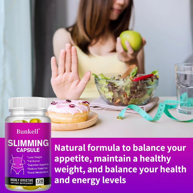 Slimming Capsules Burn Fat At Night To Lose Weight, Promote Metabolism, Suppress Appetite, and Manage Healthy Weight