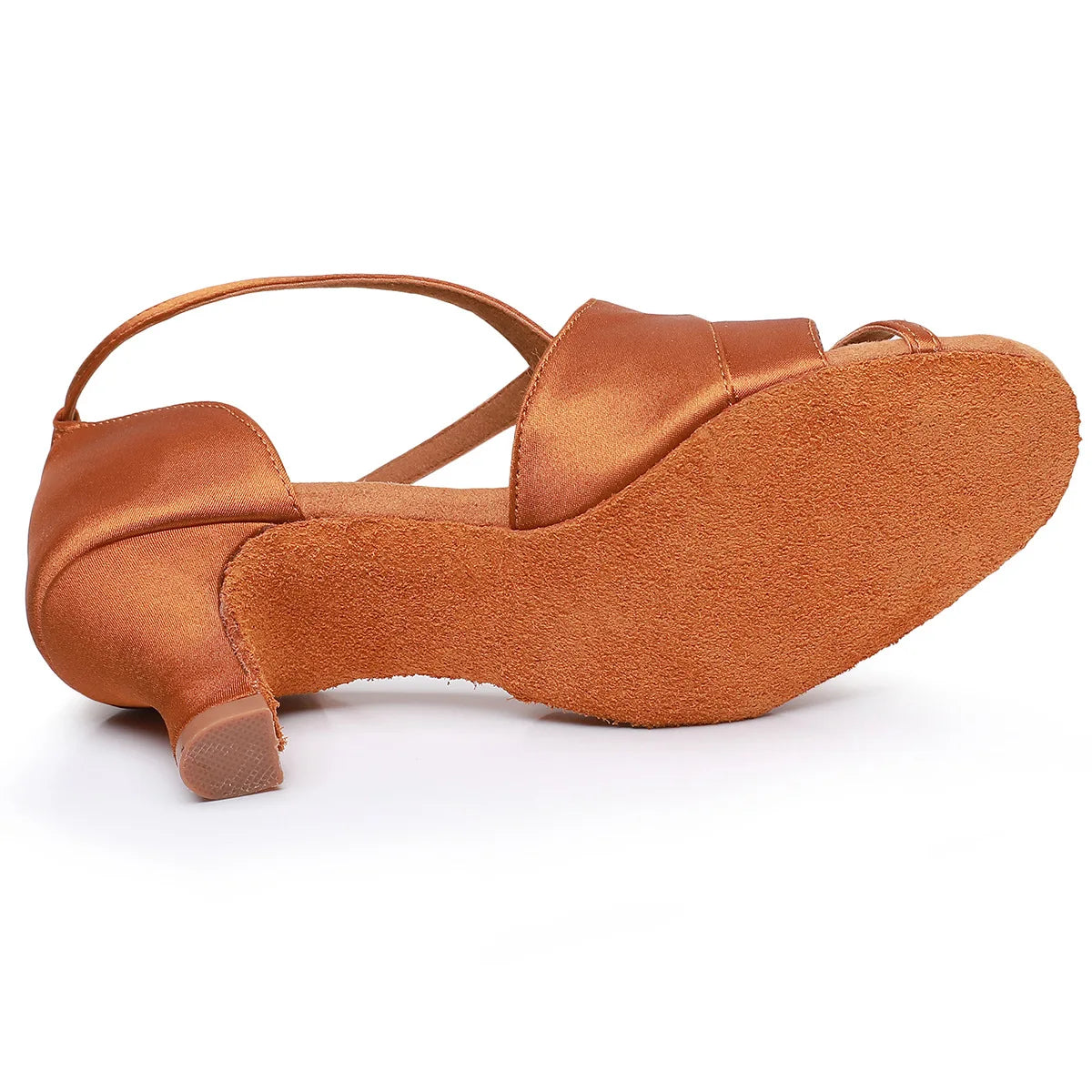 Latin Dance Shoes For Women Adults Soft Satin Breathable Sneakers Performance Shoes Cha Cha Fashion Social Dance Shoes Satin