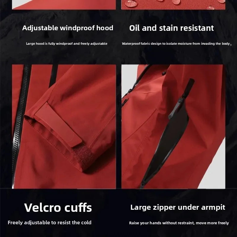 Jackets, fashionable men's and women's mountaineering suits, high breathability, waterproof and high-quality jackets.