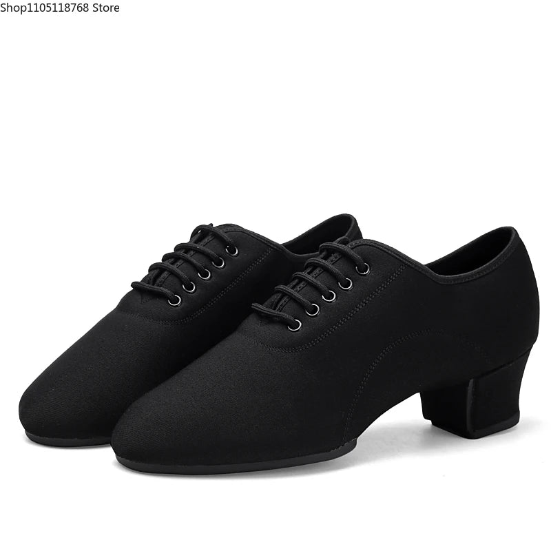 Mens Dance Shoes  Outdoor Indoor Ballroom Waltz Dance Shoes Adult Black Tango Jazz Modern Dance Shoes