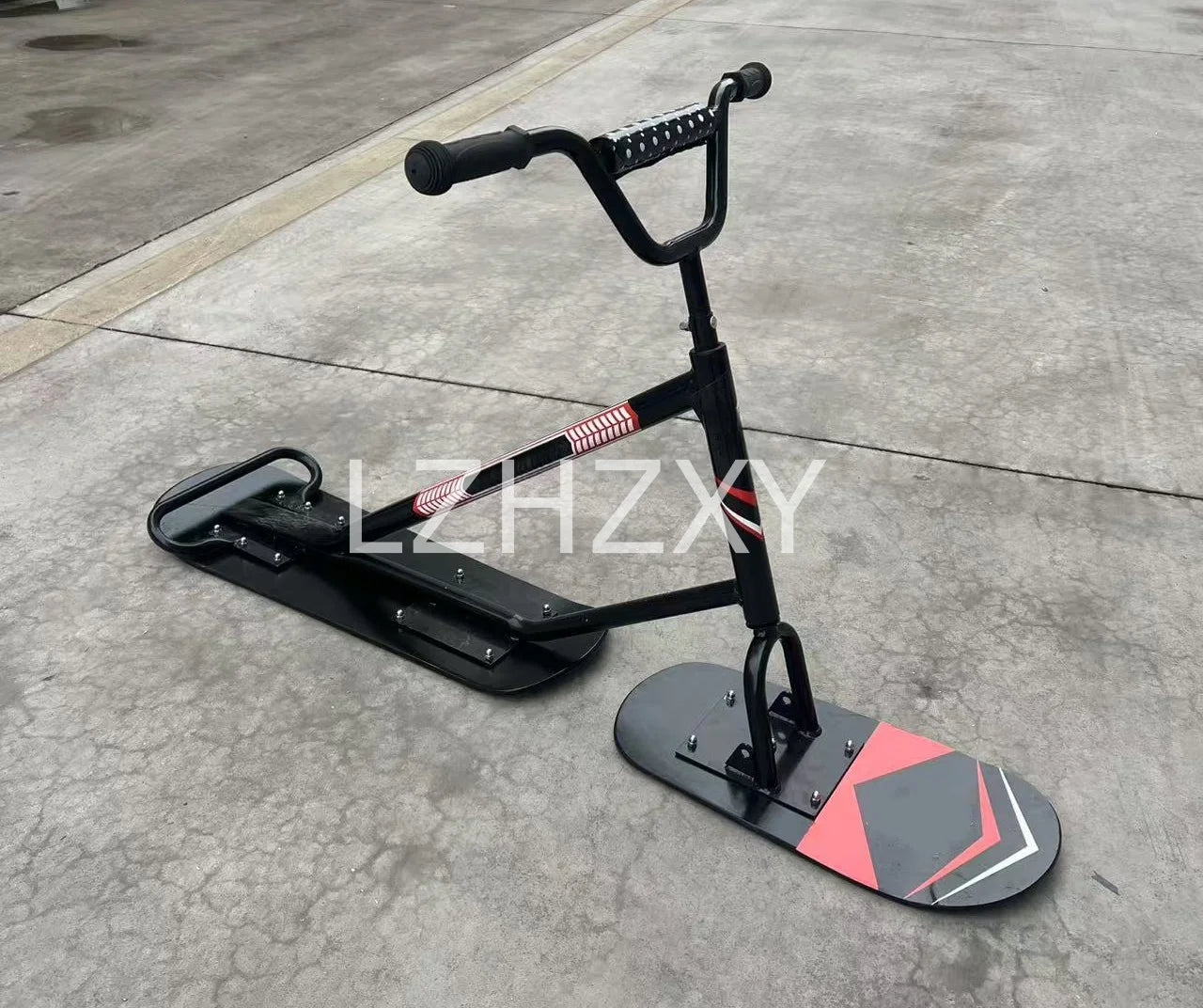 Adult Ski Carts Thickened Wear-resistant Aluminum Skis Freestyle Skis Grass Skis Snowboards Orienteering Wood Color