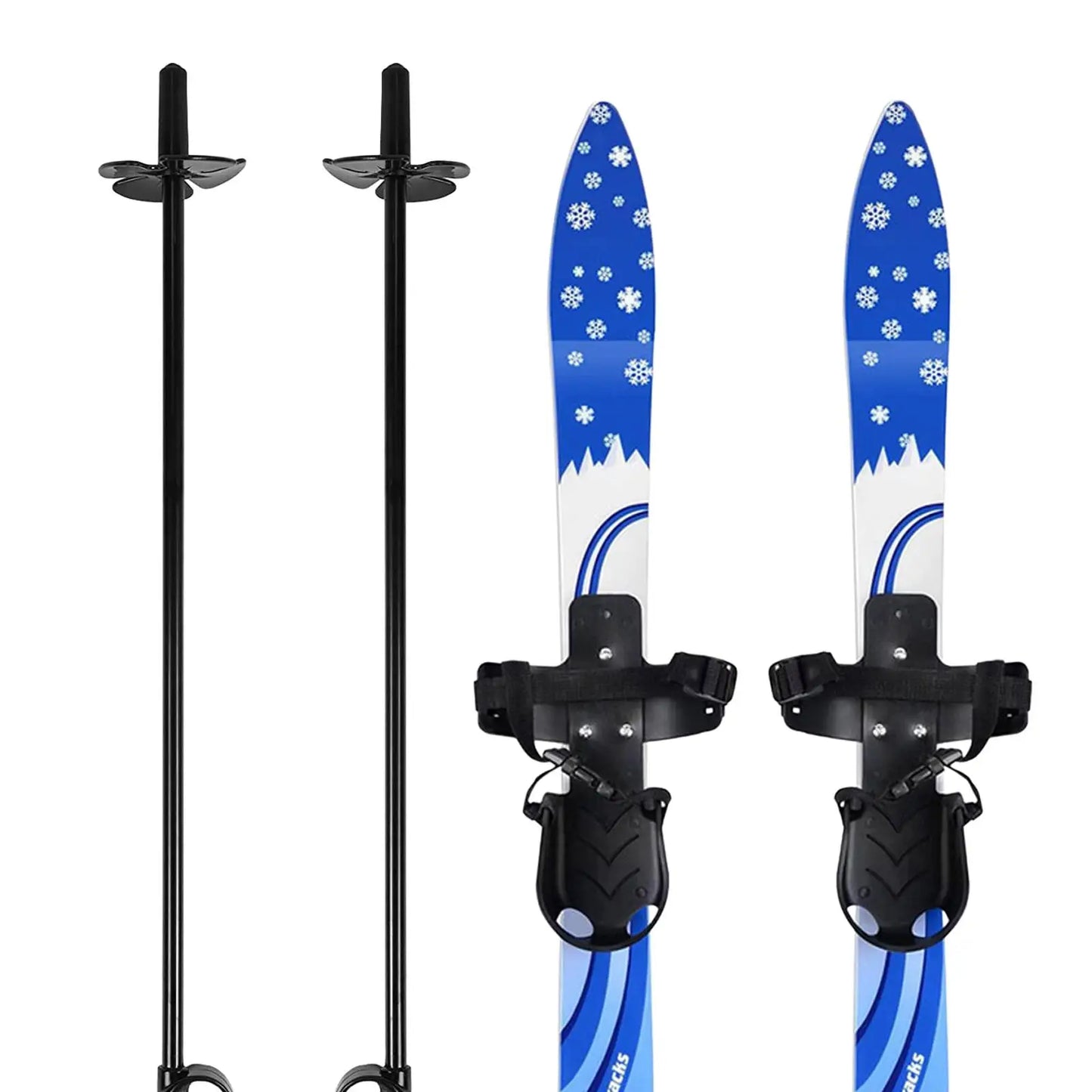 Snowblades Short Skis with Ski Poles with Bindings Snowboard Ski Board Sporting