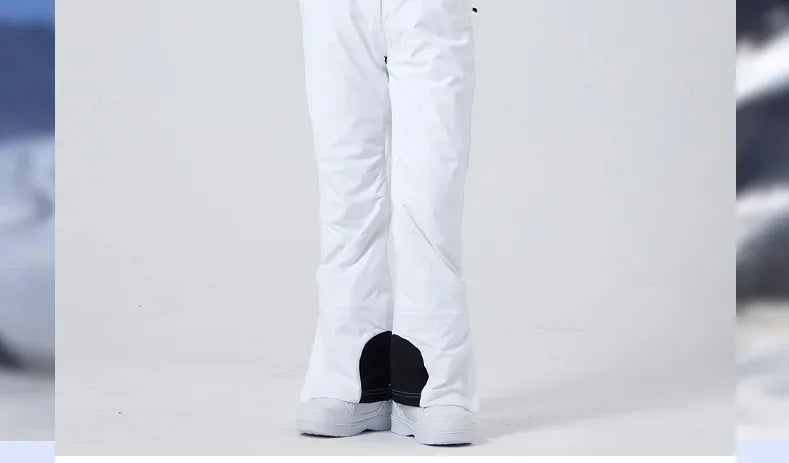 Outdoor Skiing Trousers Women Men's Ski Pants Winter Thickened Windproof Waterproof Warm 2025 Snowboarding Snow Strap Pants