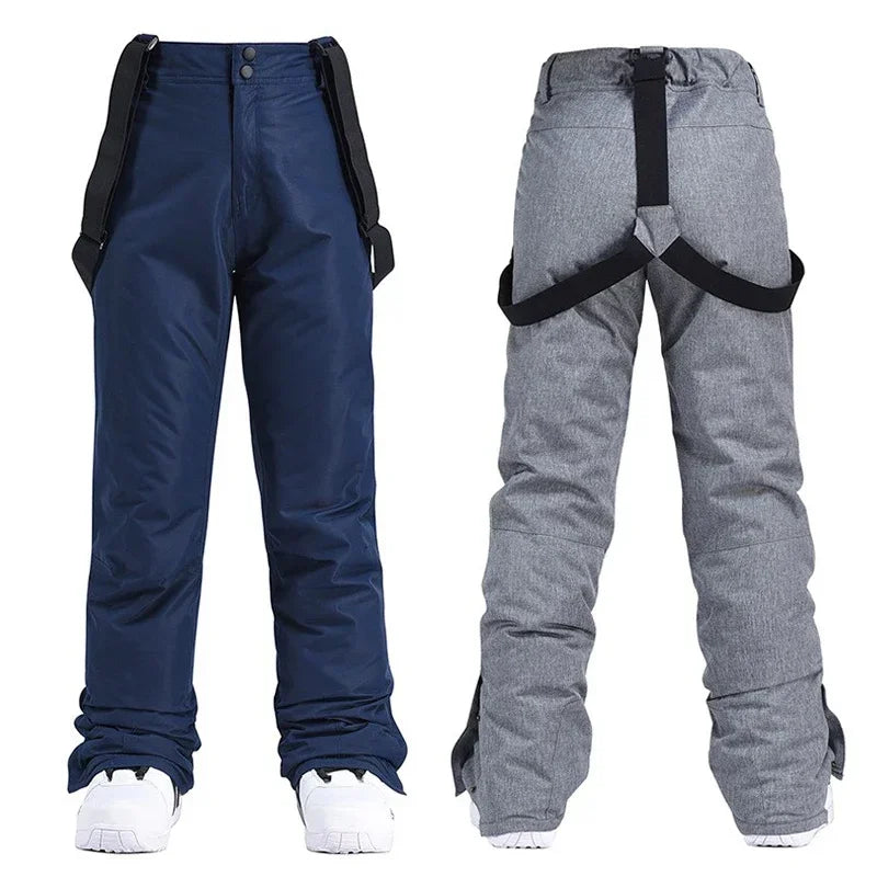 Winter Outdoor Mountain Waterproof Ski Pants For Men Women’s High Quality Windproof Warm Snow Trousers Ski Snowboarding Pants