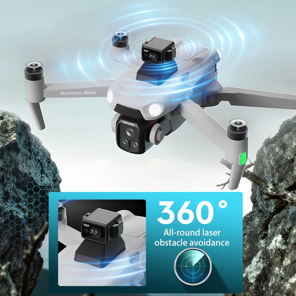 For Xiaomi A1R 3S GPS Drone 8K Professional  HD Camera 360° Laser Obstacle Avoidance Brushless Motor 5G WIFI FPV Quadcopter Toys