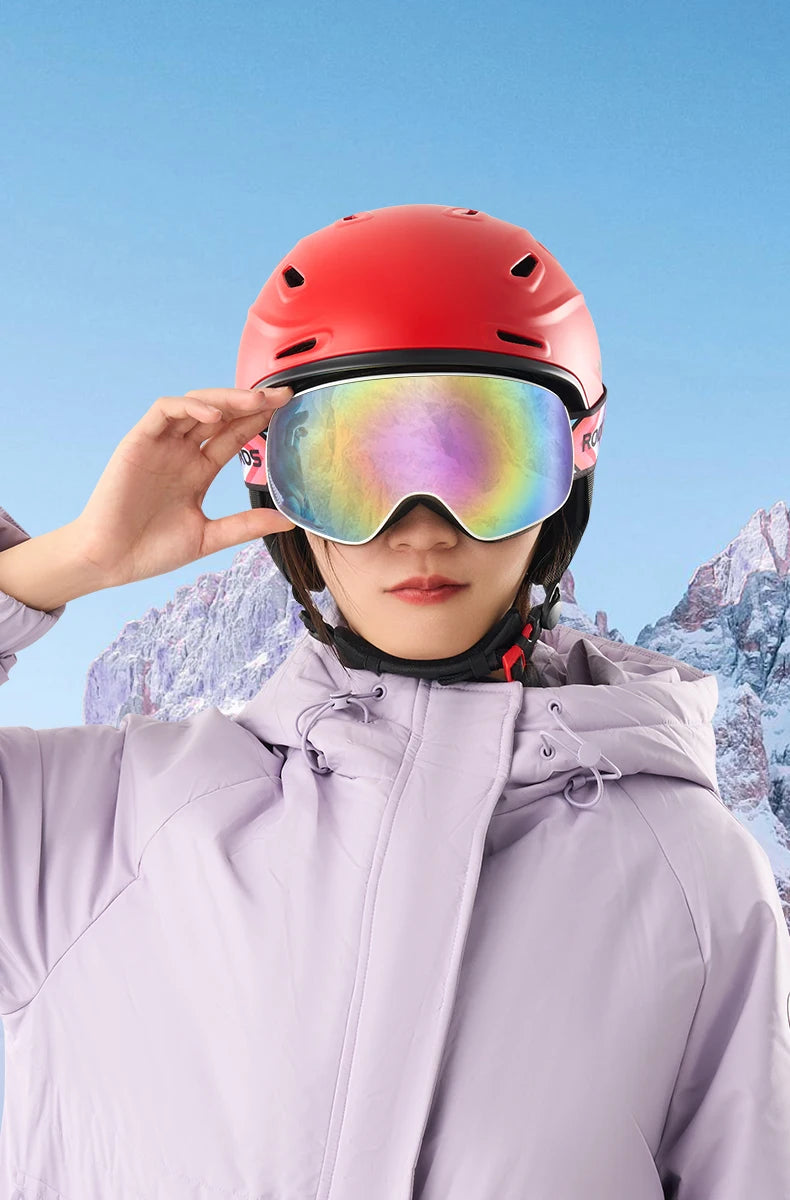 ROCKBROS Skiing Snowboarding Eyewear Goggles for Adult / Child Windproof Anti-fog Snow Ski Glasses Winter Sports Accessories