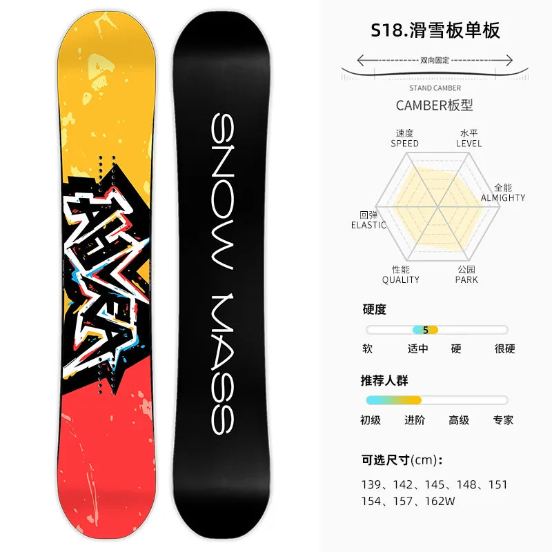 All-terrain Board Лыжи Беговые Herramienta 스노우보드 Men And Women Accessoire Ski Esquiar Niño Snowboards