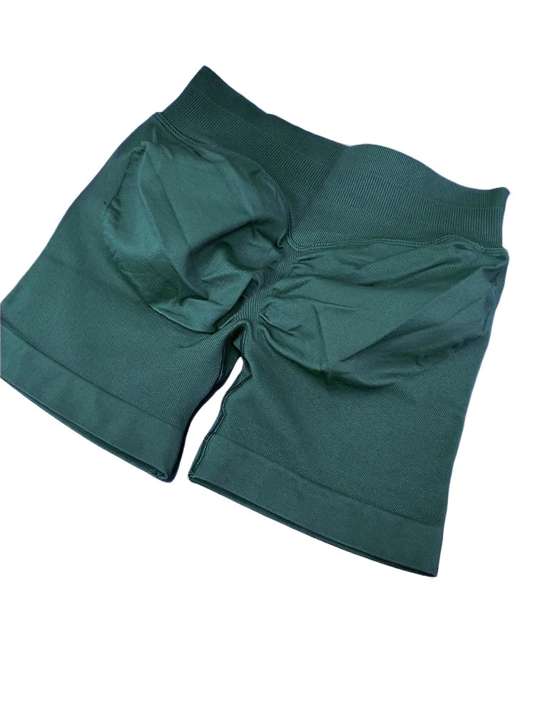 Seamless Shorts 4.5" Yoga Shorts Women Clothes Scrunch Bum Gym Shorts Booty Running Short Butt Lifting Workout Pants Fitness