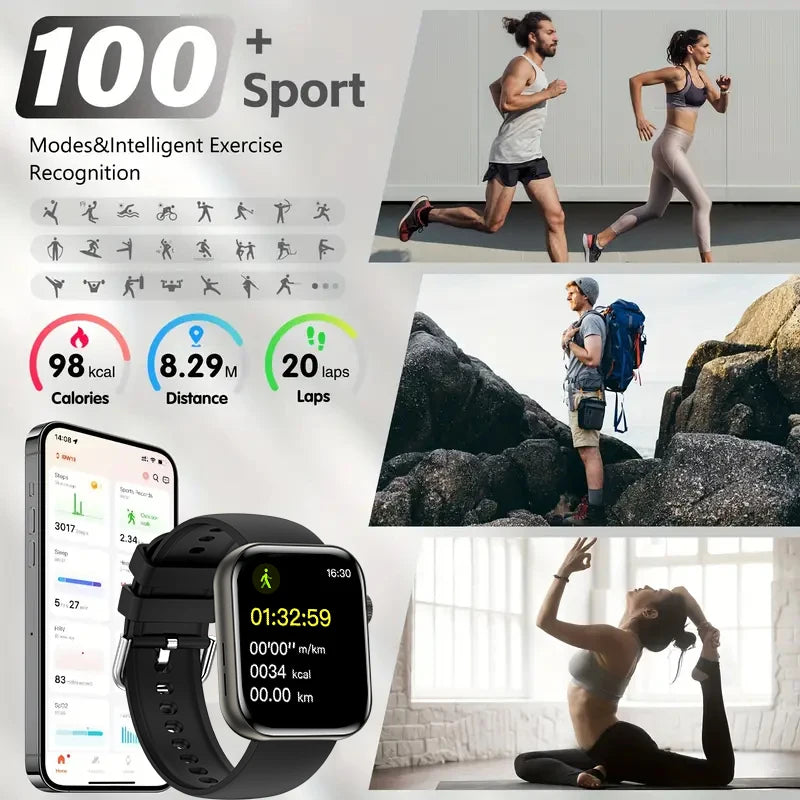 2026 New For iOS Watch Series 11 Smart Watch Ultra HD AMOLED GPS NFC Heart Rate IP68 Waterproof Sport Fitness Call Smartbracelet