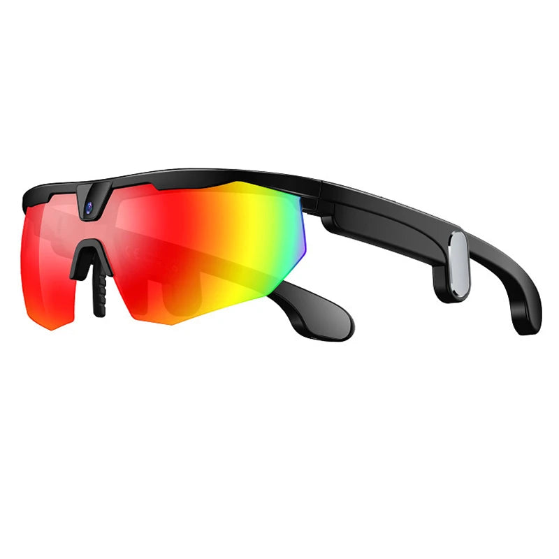 800W Pixel HD 4K Cycling Bluetooth Sports AI Smart Glasses For Photography Object Recognition Video Recording Navigation New