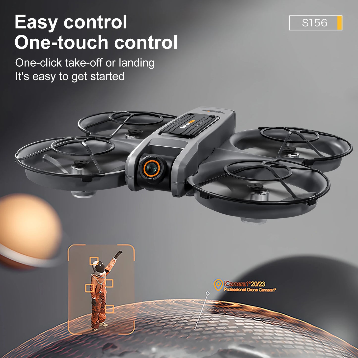 S156 Drone Professional 4K HD Dual ESC Camera FPV WIFI RC Dron Brushless Motor with Optical Flow Positioning Quadcopter Drones