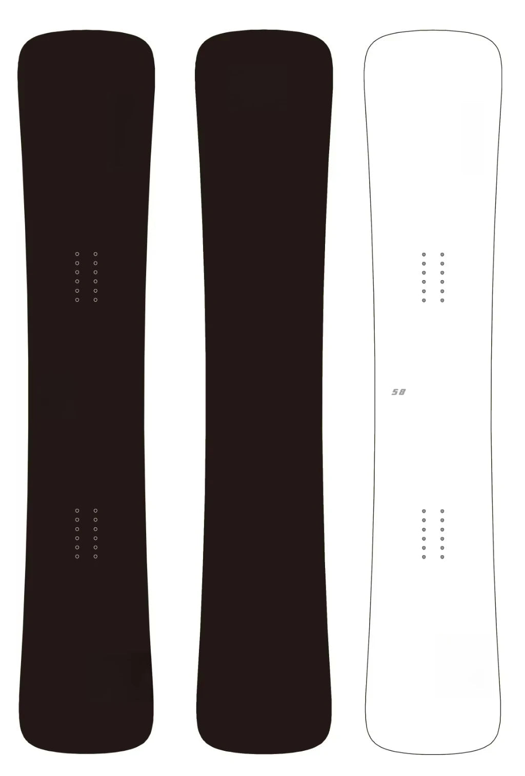 Wholesale New Professional Carving Ski High Speed Snowboard Ideal for Skiing on Hard Pack and Ice Outdoor Sports