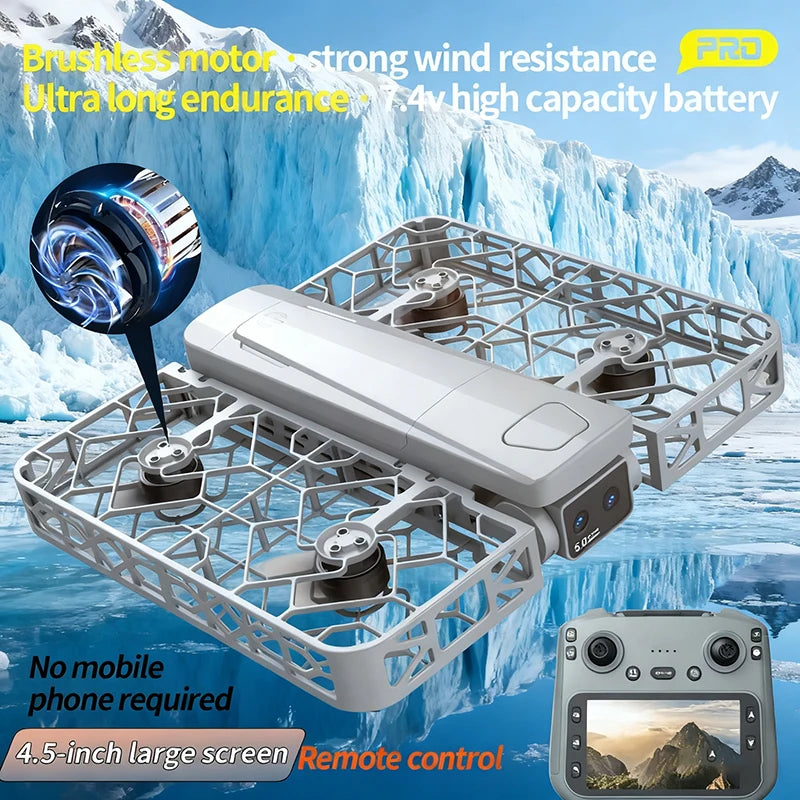 2025 NEW S161 MAX MIni Drone Cam 4K HD Professinal Dual Camera 4.5-inch screen UAV With screen brushless motor Quadcopter Drones