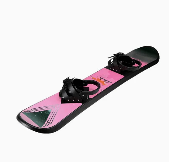 Outdoor snowboarding equipment in adult children's snowboard park