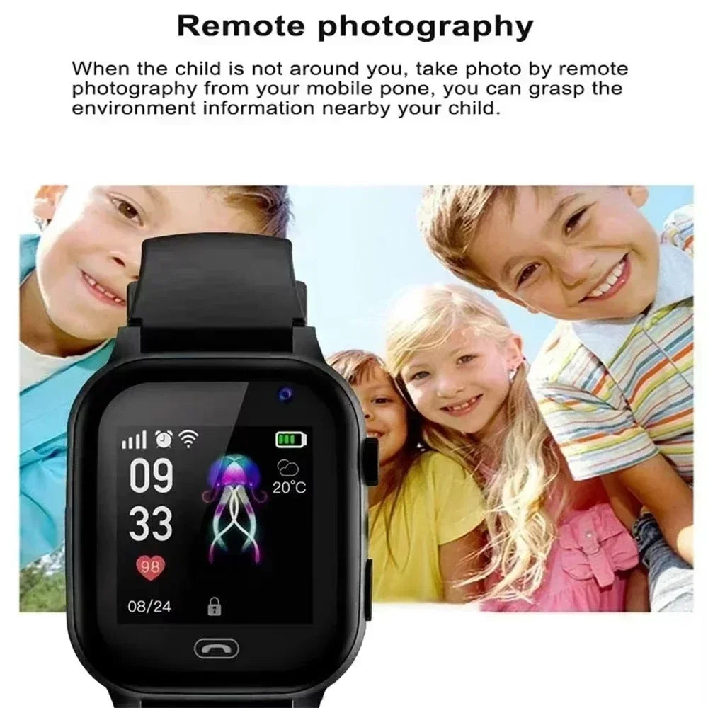 OPPO 5G Smart Watch Kids GPS WIFI Video Call SOS APP Download Child Smartwatch Camera Monitor Tracker Location Phone Watch