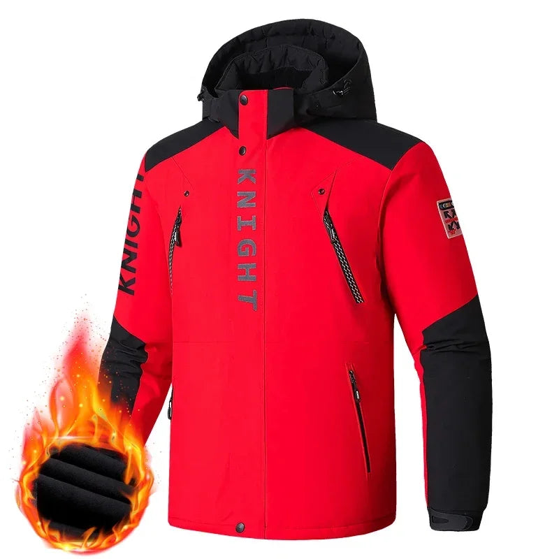 Winter Ski Suit Men Snow Parkas Super Warm Windproof Outdoor Sports Skiing Fleece Jackets and Pants Male Snowboard Wear Overalls