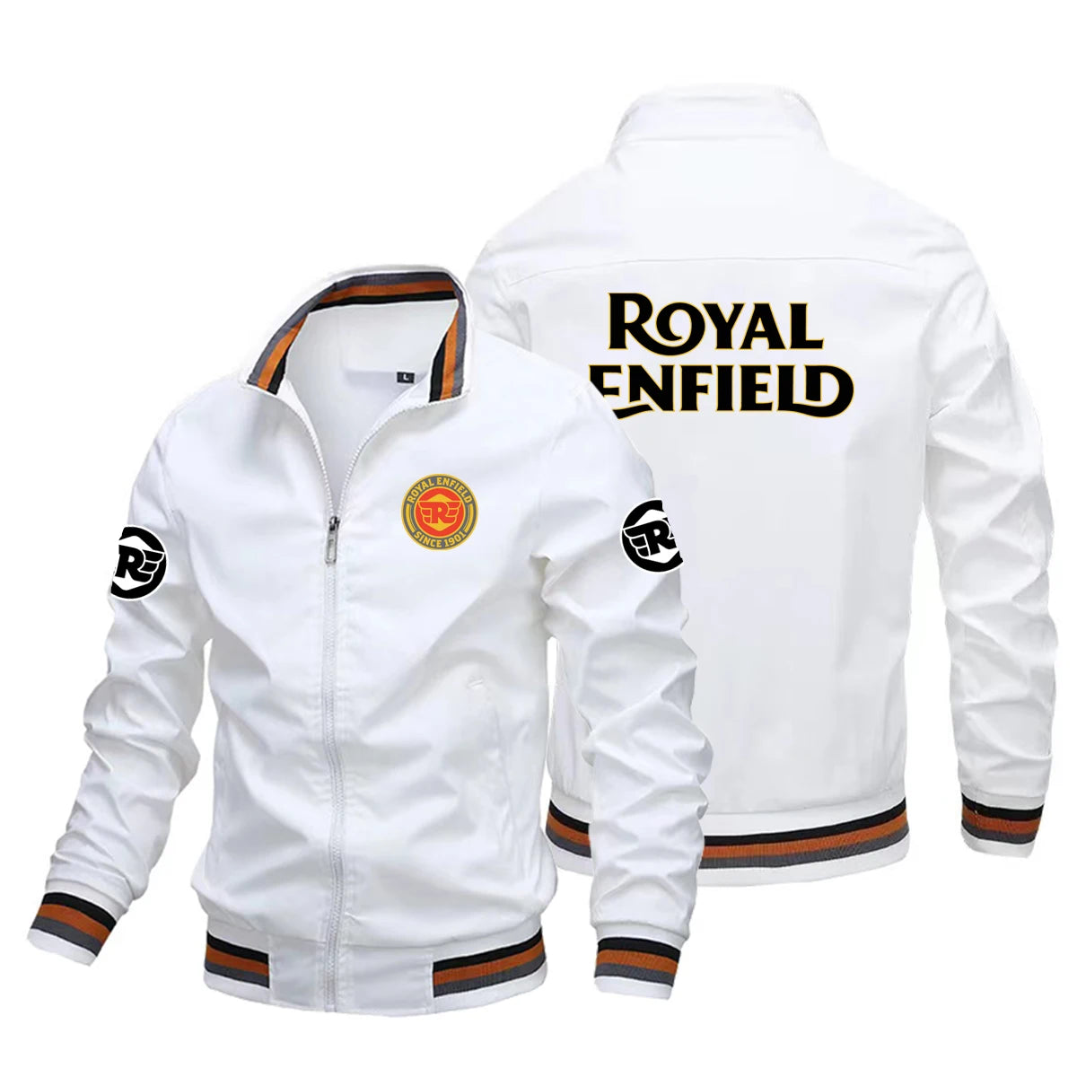 2025 New Retro style Royal Enfield Motorcycle Jacket Racing Jacket Windbreaker Outdoor Sports Bicycle Jacket Men's Clothing tops
