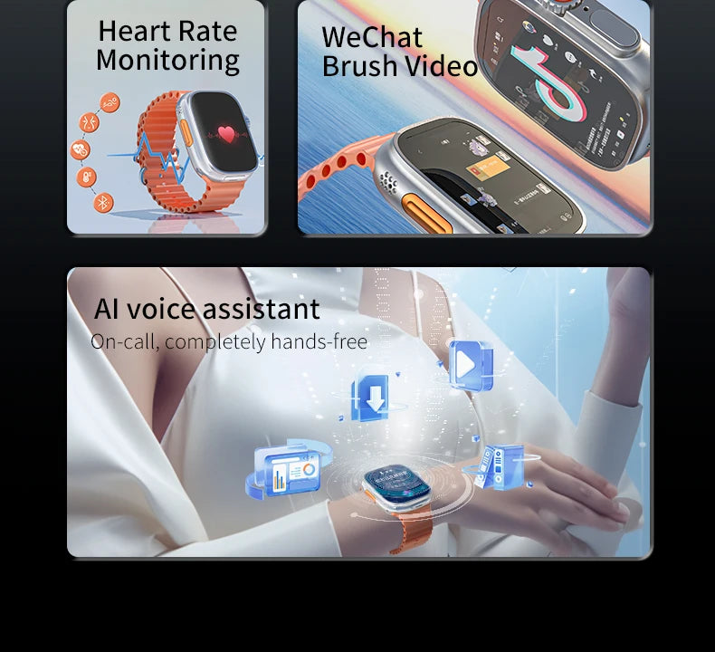 GoldenSpike S10 Ultra Max Smartwatch 5G Android Smart Watch With 2.26'' Amoled Screen 800W Rotary Camera Simcard Slot Video Call
