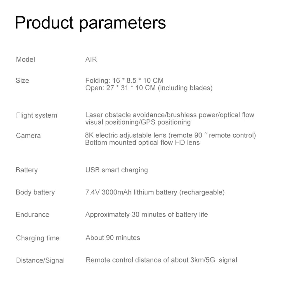 V198GPS Drone 8K Profesional HD Camera ESC Brushless Obstacle Avoidance Aerial Optical Foldable Quadcopter Mini Dron