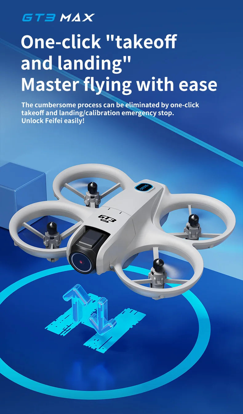 2026New GT3 MAX Drone 8K HD 4.3" Remote Control Headless Mode Helicopter 360° Flip Quadcopter Toys Mini Drone Fors Kid Toy Gifts