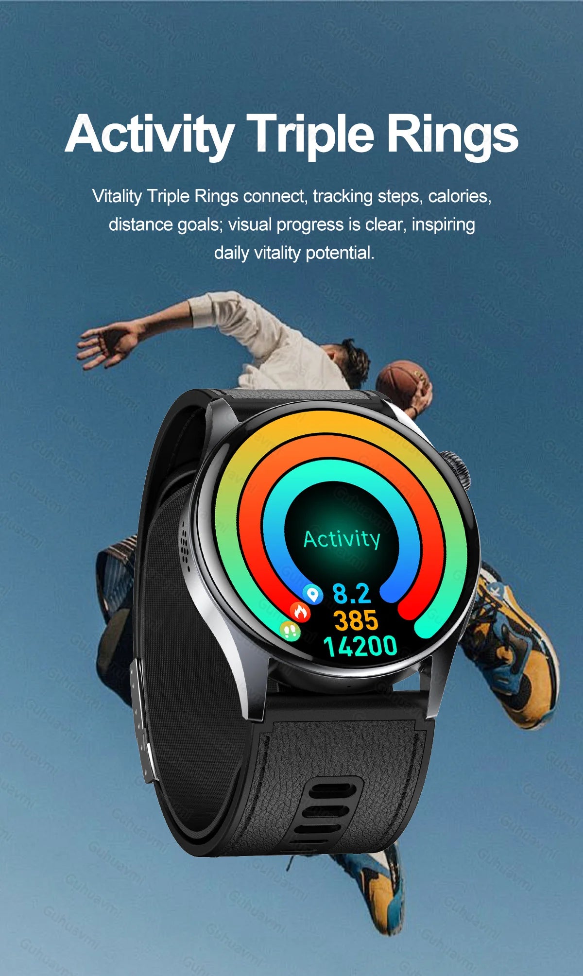 Smartwatch  AMOLED Screen Call ECG Sport Watchs Air pump Measurement BP Micro physical examination AI dial Smart Watch Men Women