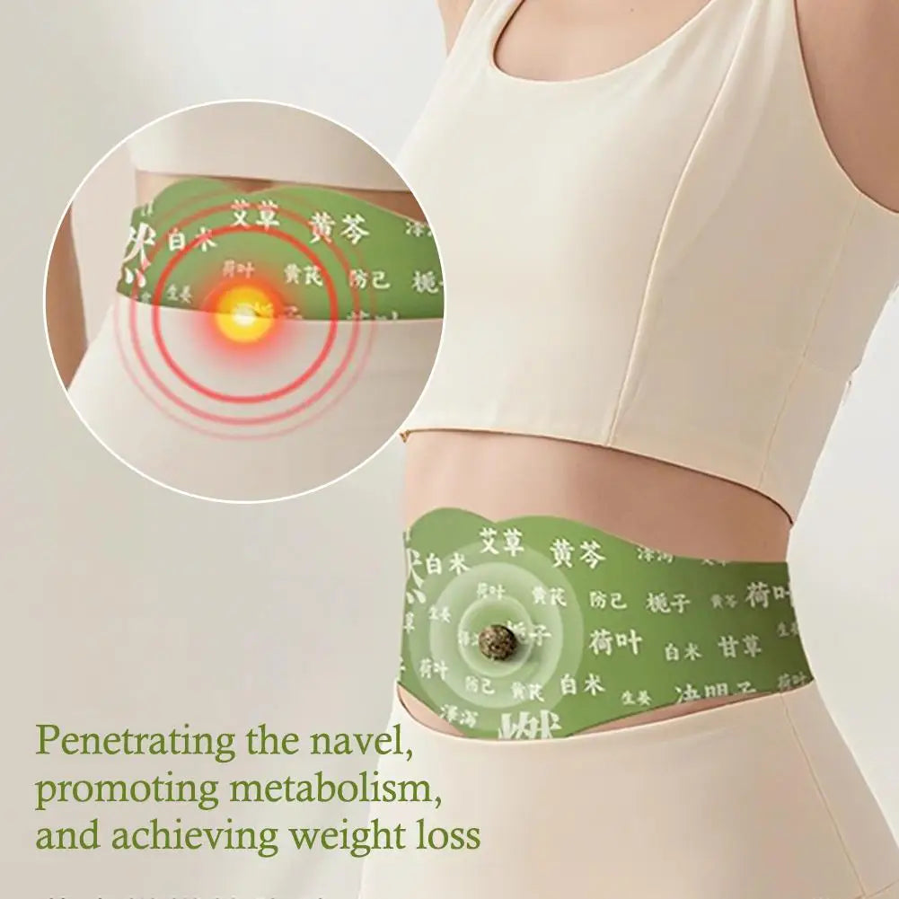 Body Shaping Patches Fast Burning Fat Mugwort belly button patch Improve Stomach Belly Slimming Stickers for Female Male