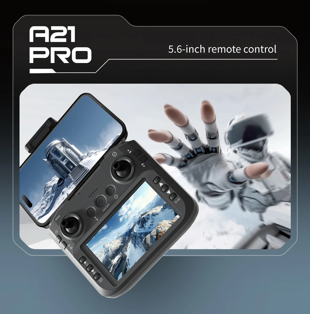 Original A21Pro Mini Drone 8K GPS Professional HD Aerial Photography Remote Control Aircraft 5G HD Camera Quadcopter Toy UAV