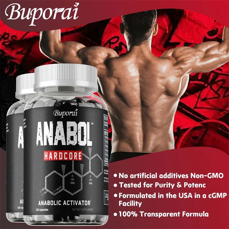 Anabol Supplement - Enhances Energy Endurance, Contributes To Muscle Growth, Strength Improvement, Cognitive Health, Memory