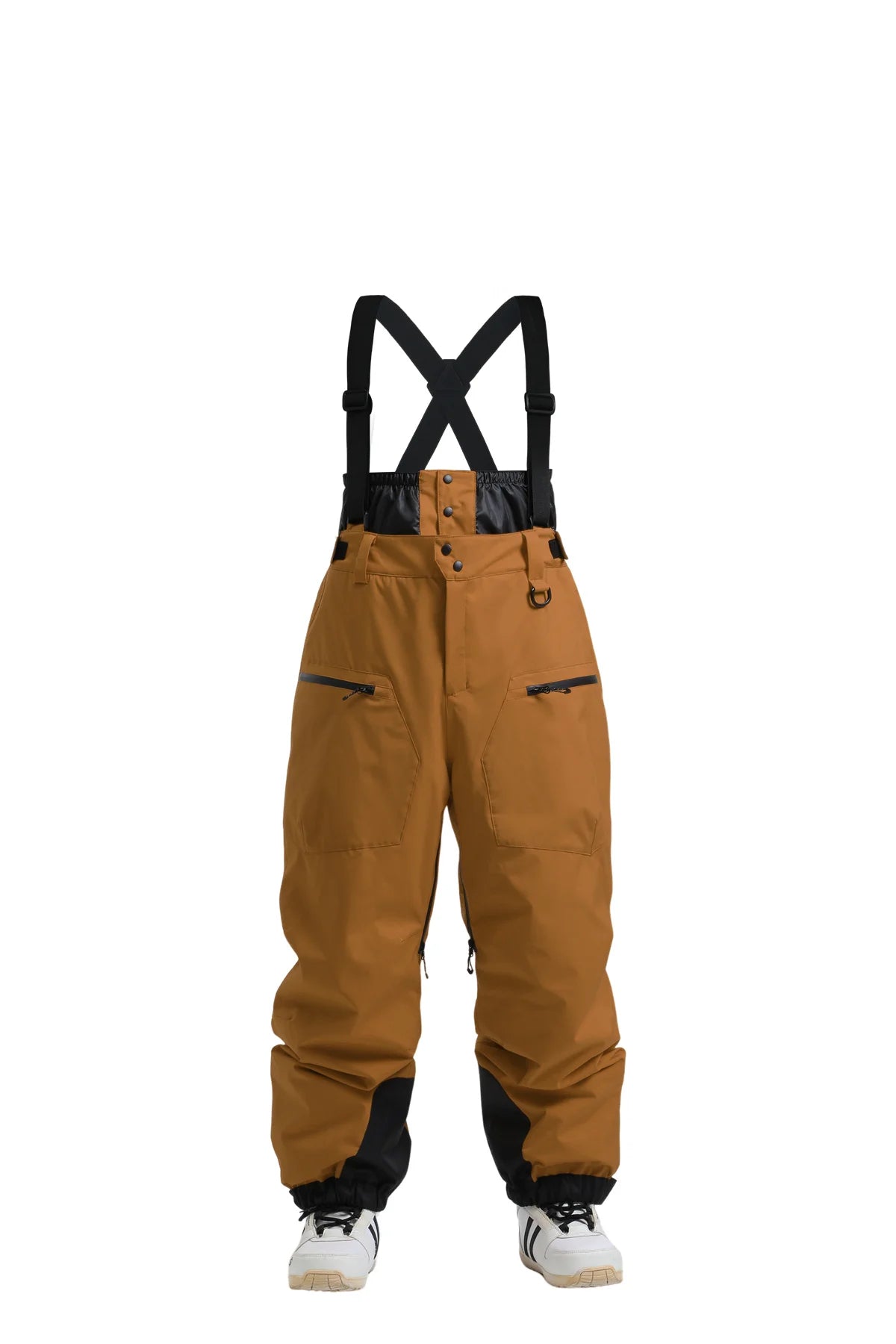 Gsou Outdoor Sport Mountain Female Ski Pants Winter Waterproof Men Women Snowboard Overalls Suspender Snowpants Warmth -40 degre