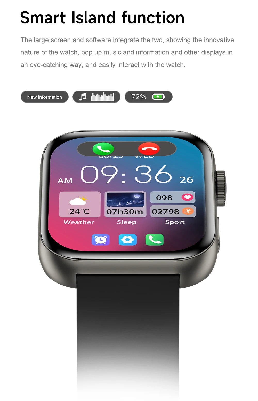 2026 New For iOS Watch Series 11 Smart Watch Ultra HD AMOLED GPS NFC Heart Rate IP68 Waterproof Sport Fitness Call Smartbracelet