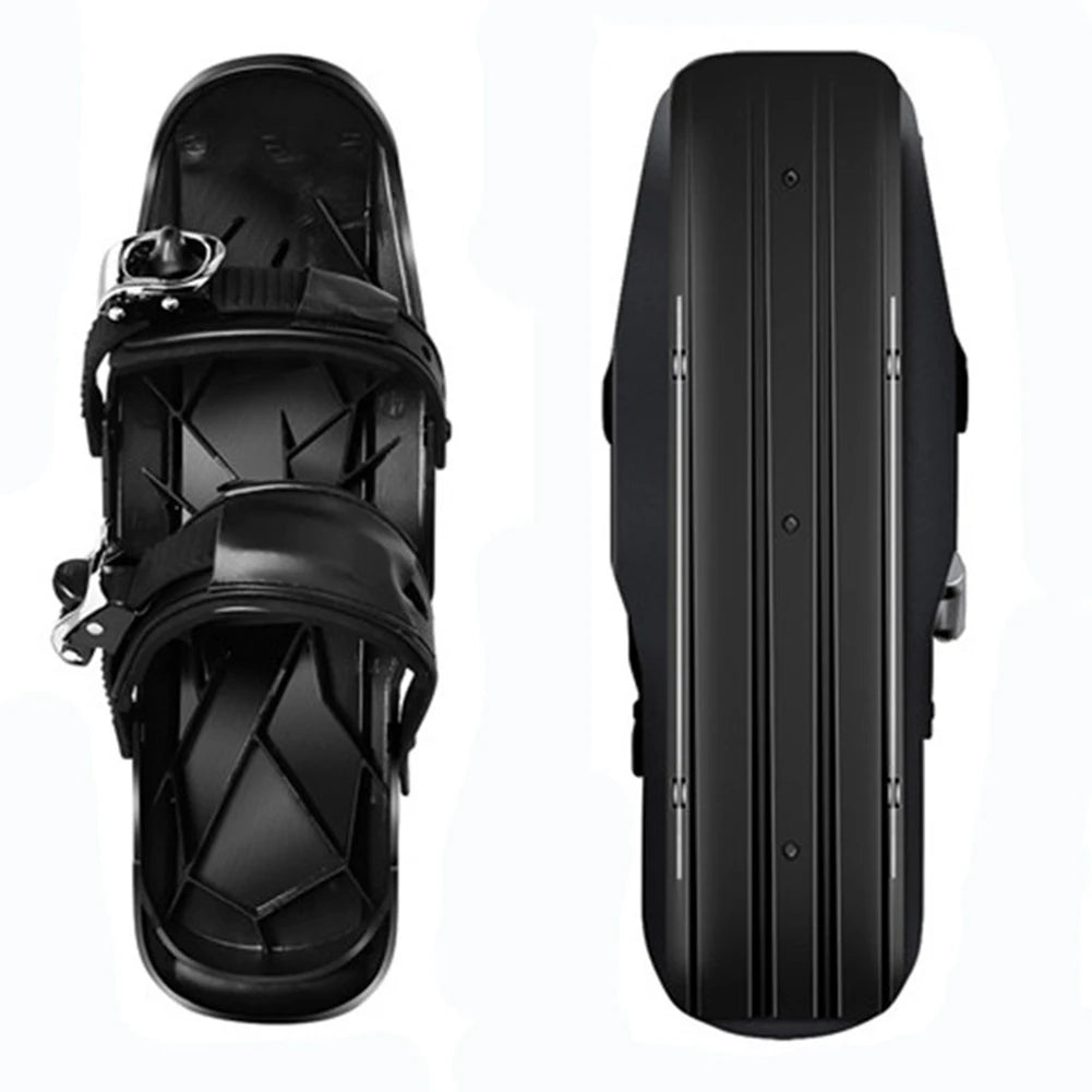 Mini Short Ski Skates Snowboard Boots Skiboards Adjuatable Short Snow Skateboard for Winter Outdoor Sports