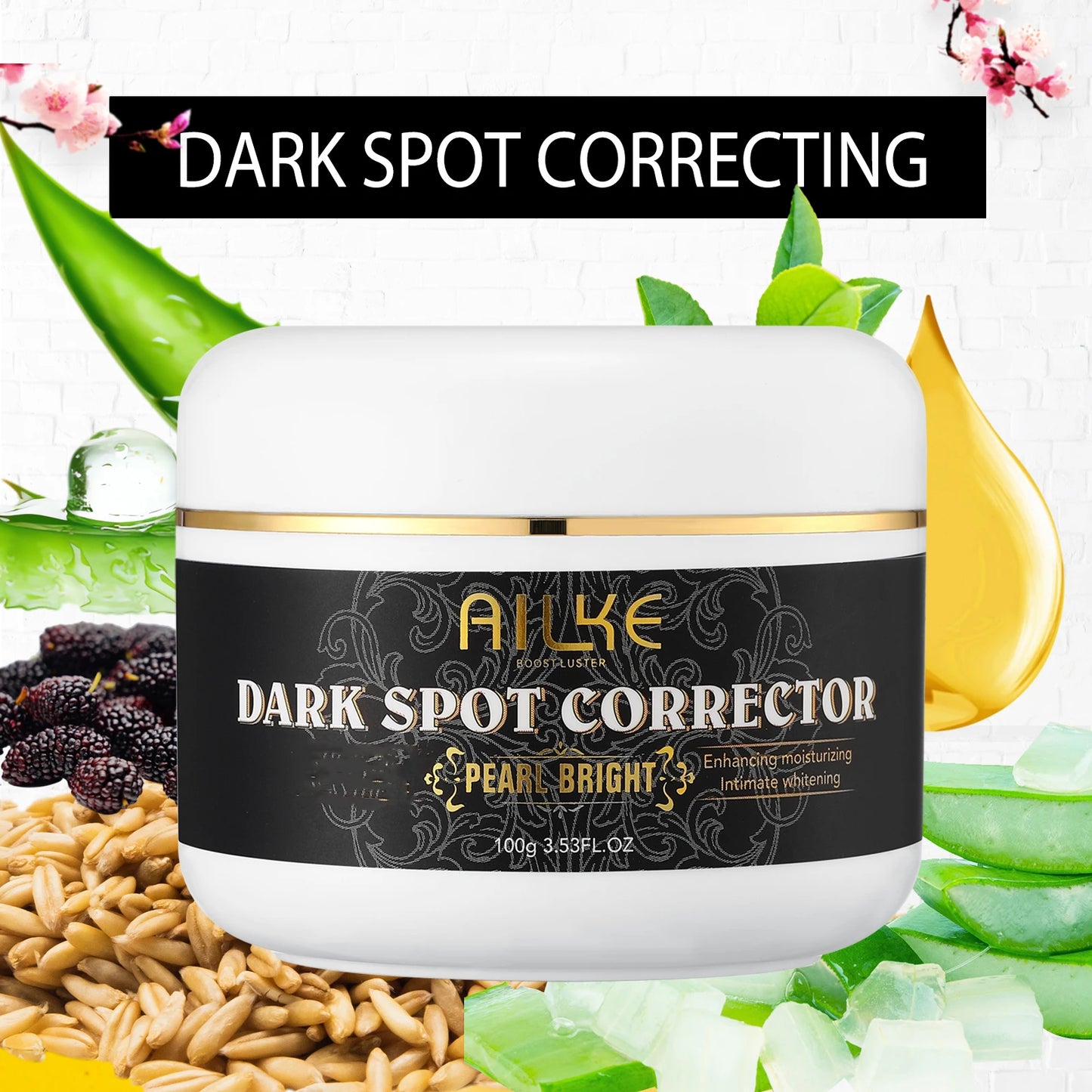AILKE Collagen Whitening Set For All Skin Types, Lightening, Reduce Dark Spots, Freckles, Hyperpigmentation, Even Skin Tone