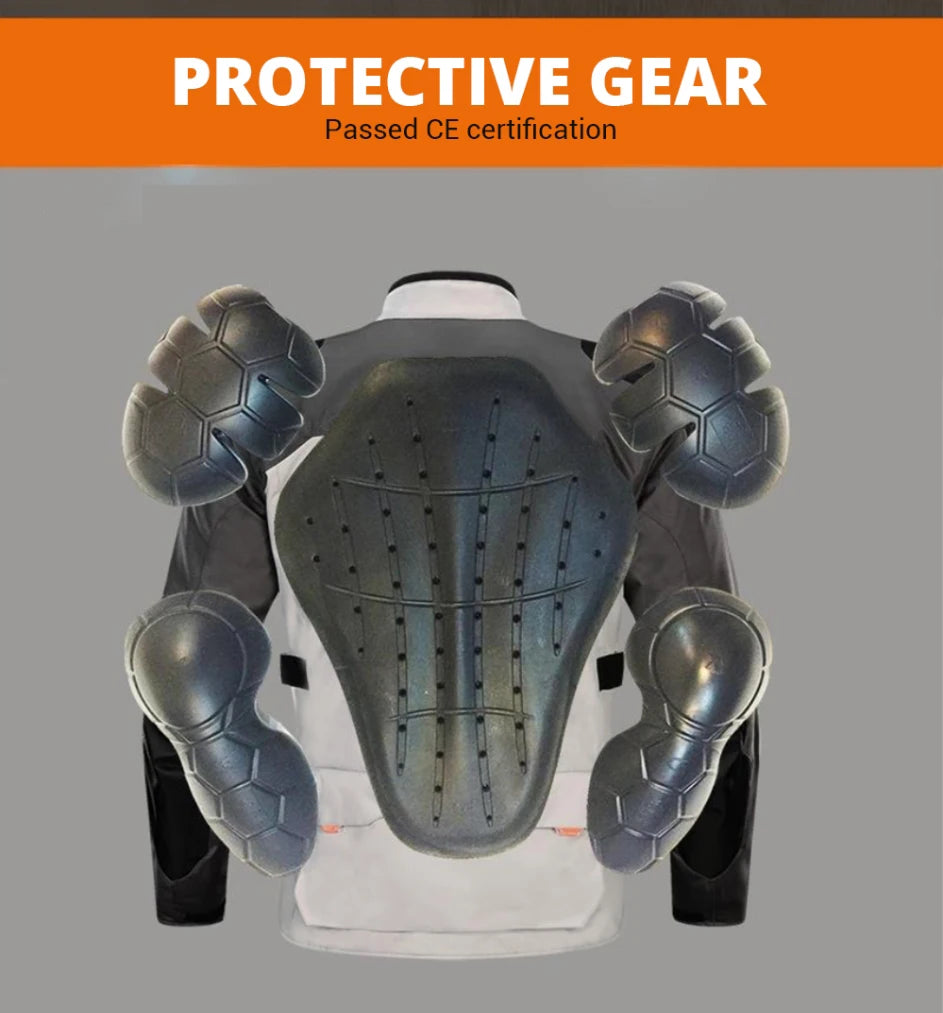 Motorcycle Jacket Motocross Jacket Pants Suit Waterproof Moto Jacket Racing Motorbike Jacket Riding Protection Men Women