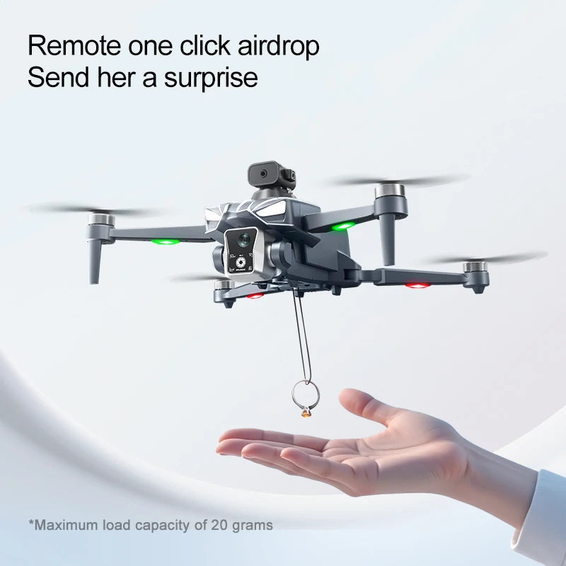 NEW K18Max 8K Professional Camera Drone 360° Laser Obstacle Avoidance 5G GPS Brushless Motor With Screen Remote Control Drone
