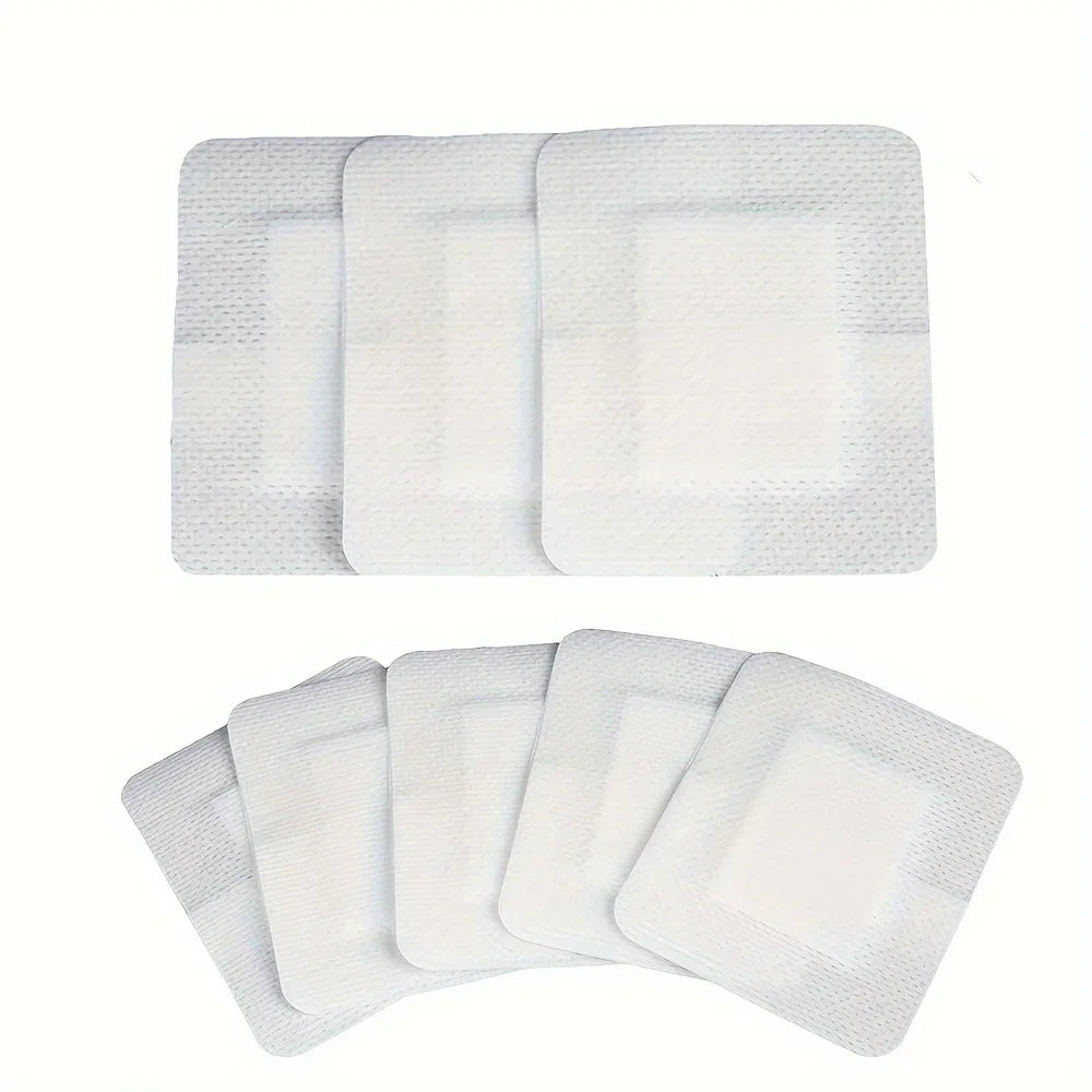 50pcs Large Size Hypoallergenic Non-woven Medical Adhesive Wound Dressing Band Aid Bandage Large Wound First Aid Health Patch