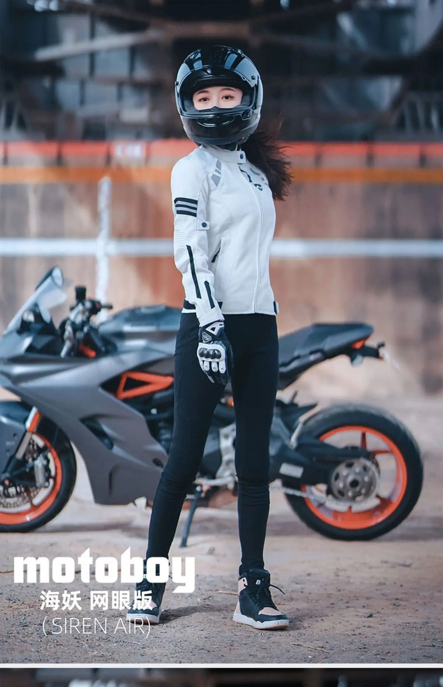 Women Motorcycle Jacket Four Seasons Breathable Lightweight Mesh Cycling Moto Jacket Protector Motocross Suit CE Protective