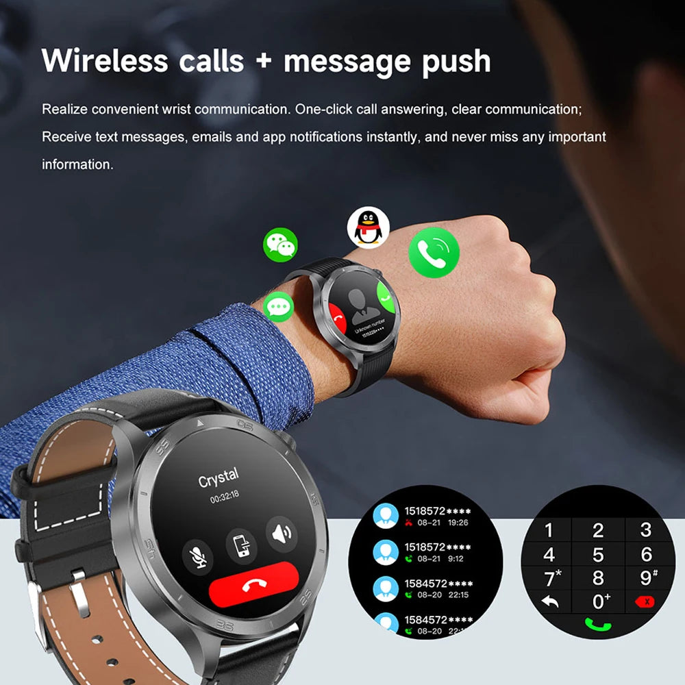 2025 New OPPO X2 Smart Watch Men's GPS Sports IP68 Waterproof Compass Heart Rate Blood Oxygen Bluetooth Call Smartwatches IOS
