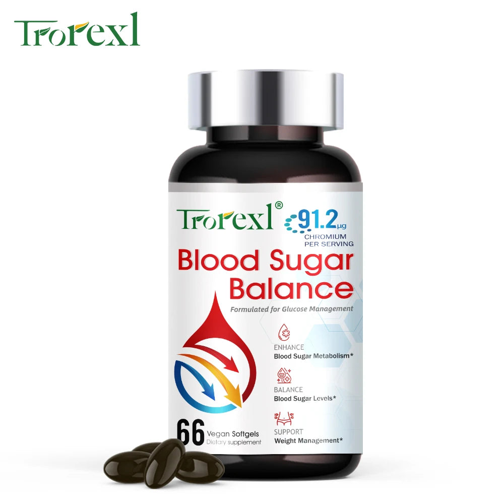 Diabetes Capsules for Heart&Cardiovascular Health Support Blood Sugar Balance Insulin Maintain Sugar Metabolism Blood Sugar Pill
