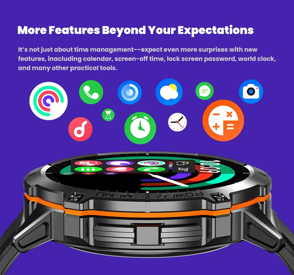 New TANK X3 1000mAh Large Battery Durable Adult Smart Watch GPS Compass Altimeter 5ATM Waterproof BT Call Sports Smartwatch Men