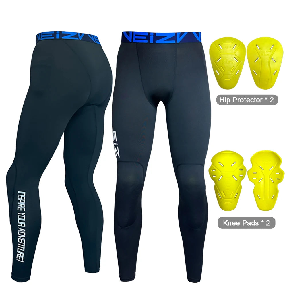 Men New Motorcycle Riding Pants Anti-fall Breathable Moto Cycling Pants Slim Fit Bicycle Trousers CE Level 2 Protective Gear
