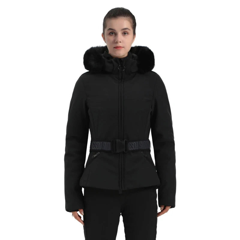 Snowboard Jackets 2025 Mountain Winter Hooded Woman Snow Jackets Outdoor Skiing Jacket Sports Outerwear Windproof Warm Tracksuit