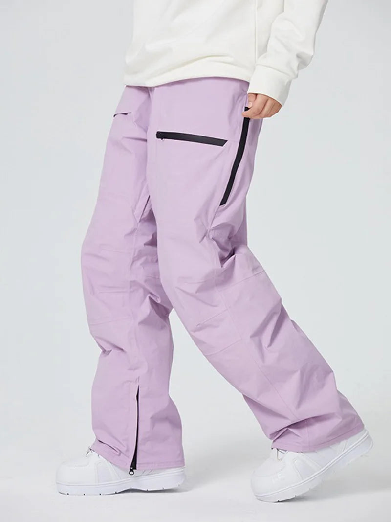 SEARIPE Premium Full-Tape Seam Ski Pants for Men & Women - Waterproof Windproof Insulated Snowboard Pants with Thermal Lining