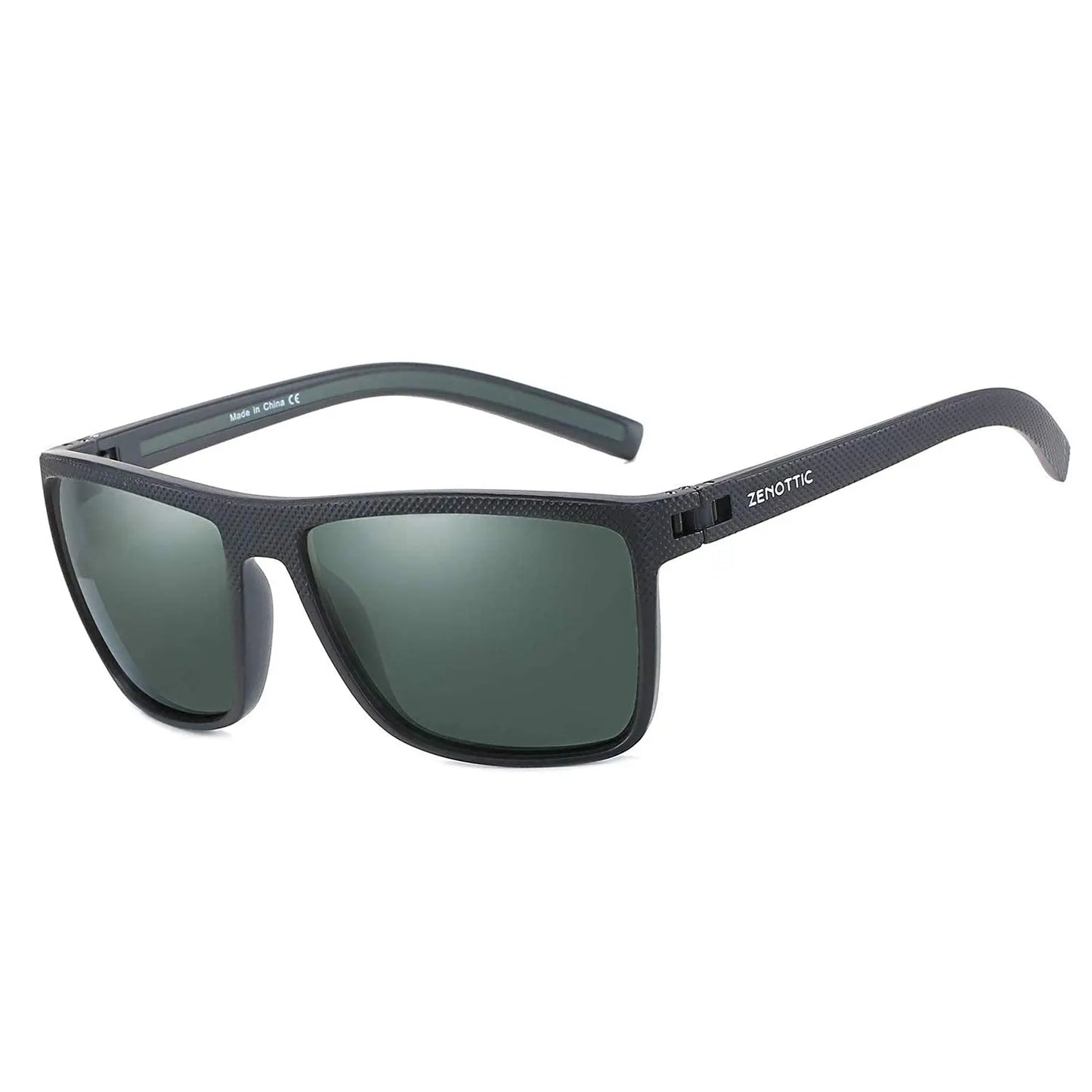ZENOTTIC Retro Square Polarized Prescription Sunglasses Fashion Lightweight TR90 Progressive Optical Sun Glasses for Women Men