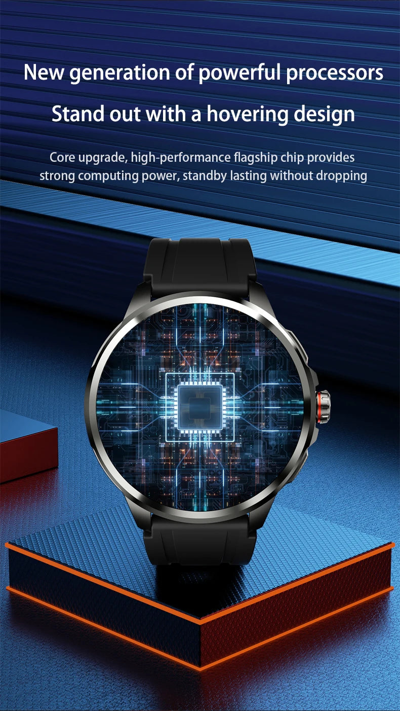 Original H99 Smart Watch Android Watches Amoled Smartwatch With 190° Rotary Camera Google Play Store 1.95inch Amoled Screen