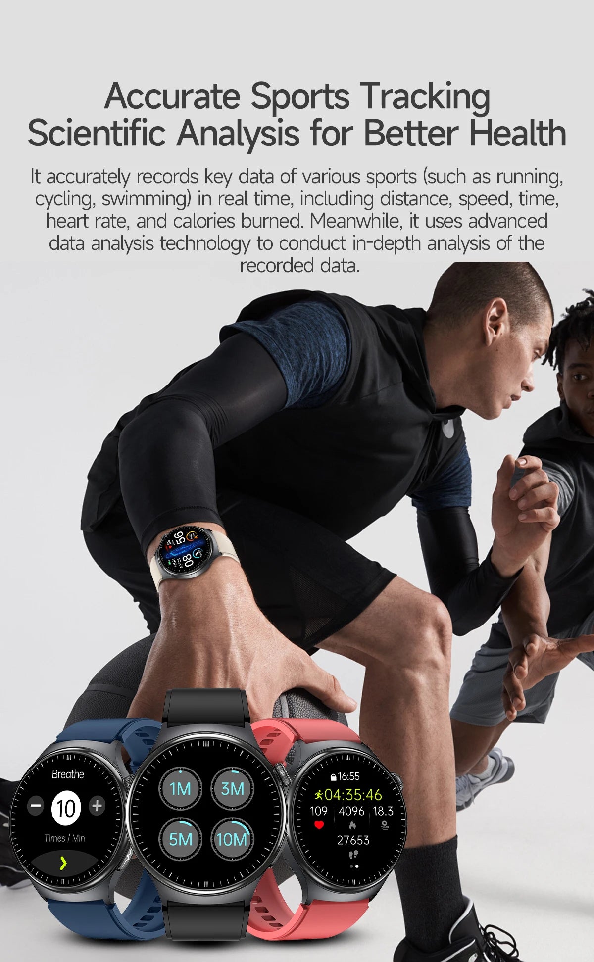 Nursing Grade Health Smartwatches For Men Women Precision Detection Heart Rate Blood Fats Uric Acid Blood Pressure ECG Smart Wat