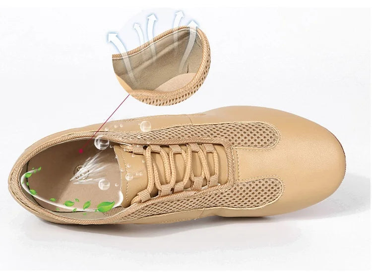 Latin Dance Shoes Adult Men Women Skin Tone Patent Leather Professional Soft Teacher Shoes Square Dance Shoes Ballroom Big Size