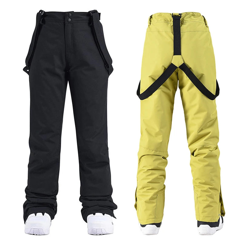 Winter Outdoor Mountain Waterproof Ski Pants For Men Women’s High Quality Windproof Warm Snow Trousers Ski Snowboarding Pants